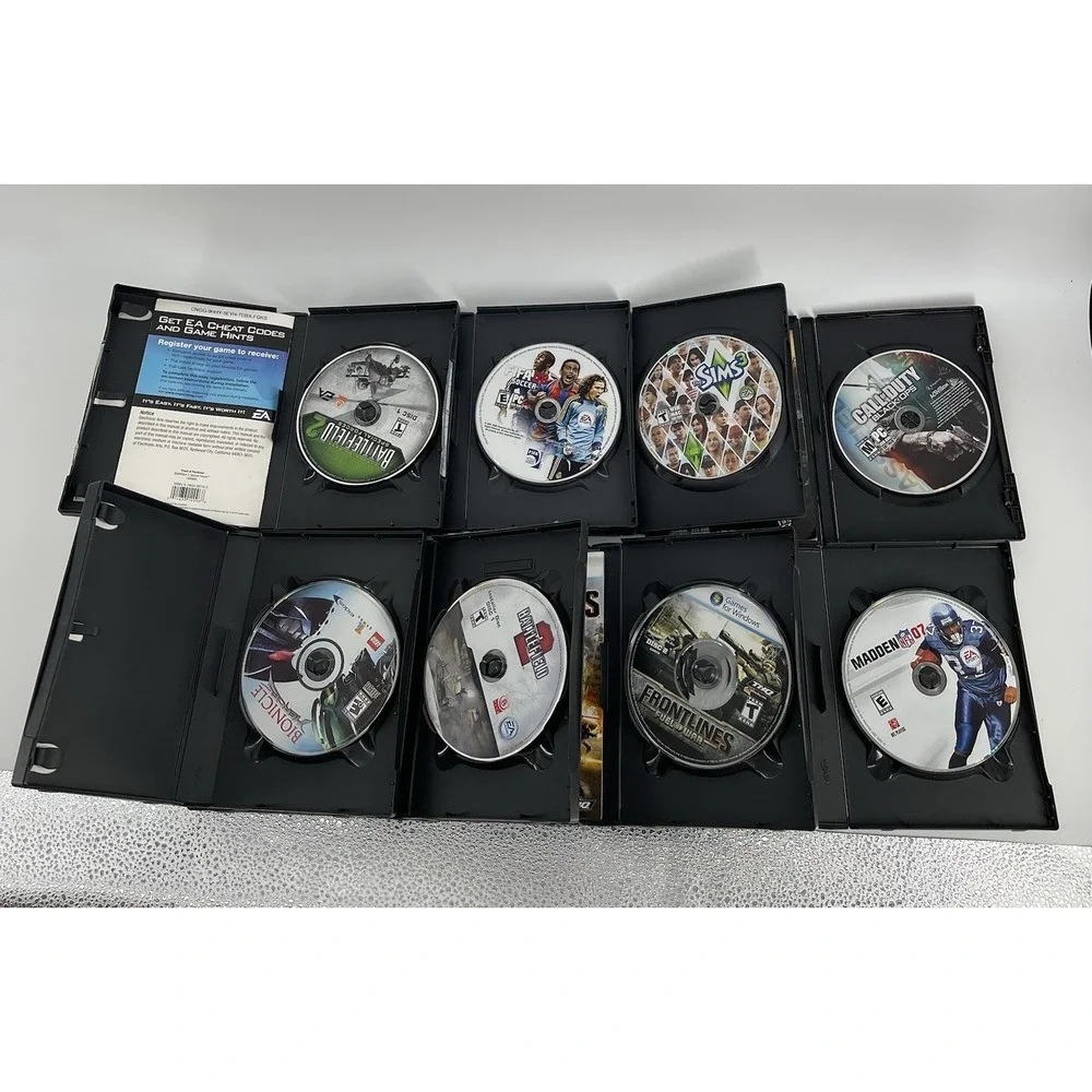 👉 PC Game Lot Sims 3 Black Ops Battlefield 8 Games Used Untested As Is